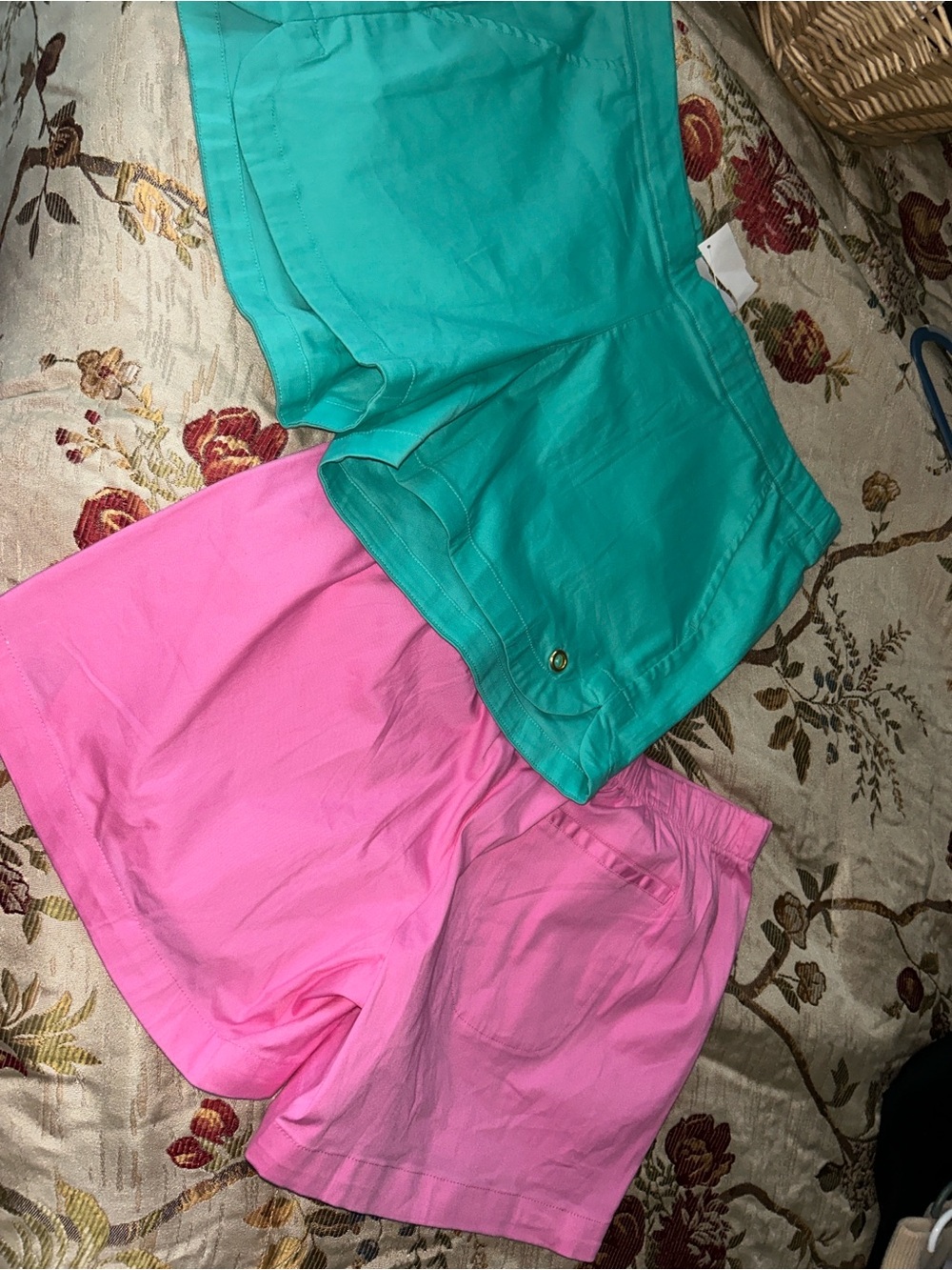 Women’s Cotton Shorts in Teal SMALL NWT